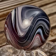 Stunning Slag Marble. M.F.C. AKRO CAC PELTIER. .66