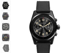 Montblanc SUMMIT Lite 43mm Black Aluminum Case Fabric Strap 128413 Smartwatch picture