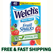 Welch's, Made With Real Fruit Fruit Snacks, Mixed Fruit, 0.8 oz, 40 Count, picture