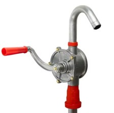 Drum Rotary Barrel Pump Hand Crank Diesel Fuel Oil Transfer Pump 55 Gallon+Tape picture
