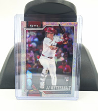 Topps 2026 Topps Chrome JJ Wetherholt Logo Man Refractor St. Louis Cardinals picture