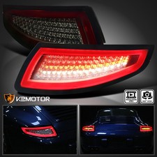 Fits 2005-2008 Porsche 911 997 Carrera Targa GT3 Red/Smoke LED Tail Lights Lamps picture