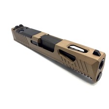 HTA Glock 43 43x 48 Complete FDE Reaper Slide RMSc Cut Black Ported Barrel picture