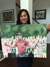 Tiger Woods 2019 Masters Drawing picture