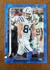 2025 Topps Chrome Sapphire Tyler Warren RC SP Colts #346 picture