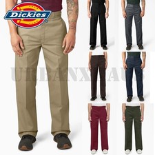 Dickies Men's 85283 Loose Fit Double Knee Cell Phone Pocket Work Pants (28-54) picture