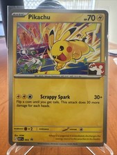 Pikachu MEP 093 WINNER stamped Pokemon Worlds 2026 Play Prize Stamp NM picture