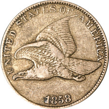 1858SL Flying Eagle Cent - Choice+ picture