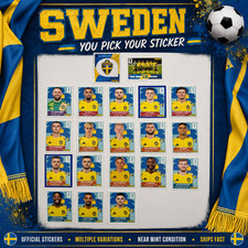 2026 100% Authentic Panini FIFA World Cup Sweden Stickers Pick Team Logo Players picture