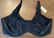 Soma Stunning Support Unlined Underwire Minimizer Bra Black Size 38DD NWT picture