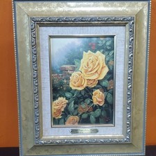 Thomas Kinkade Framed A Perfect Yellow Rose picture