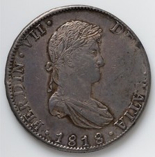 MEXICO 1818-Mo-JJ 8 REALES - Mexico City Mint - Very Choice picture