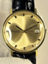 ACCURIST Vintage 1970’s Men’s Manual Date Gold Dress Watch picture