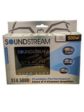 SOUNDSTREAM ST4.500D MOTORCYCLE 4 CHANNEL 500W SPEAKER COMPACT SMALL AMPLIFIER picture