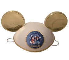 2026 runDisney Walt Disney World Marathon Weekend Mickey Ear Hat Gold NWT picture