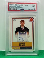 2024 McDonald's Chrome Cooper Flagg RC Event Auto PSA 9 #EA-CF picture