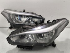 JDM Nissan Fuga Y51 370GT BLACK Halogen Front Headlight Lamps Lights OEM 1Pairs picture