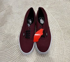 Vans Authentic Size 9.0 Port Royale Black Canvas Skate Shoes picture