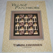 Thimbleberries Village Patchwork Quilt Pattern Leaflet Book LJ92317 Houses Trees picture