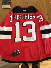 New Jersey Devils Nico Hischier #13 Signed Hockey Jersey, NHL. FANATICS picture