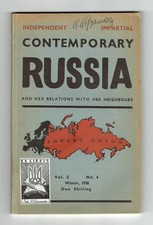 9 x Anti-Soviet Quarterly Contemporary Russia and Her Relations..., 1936–1939 picture
