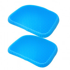 2-Pack Honeycomb Gel Seat Cushion 14x12 Double Thick Non-Slip Cover Breathable picture