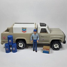 Vintage 1980 Tonka Chevron Tanker Truck 100% Complete With Driver & More picture