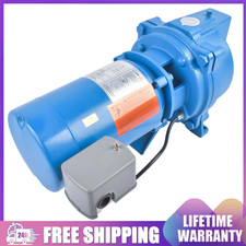 NEW J5S 1/2 HP CAST IRON SHALLOW WATER WELL JET PUMP 115/230V - BLUE picture