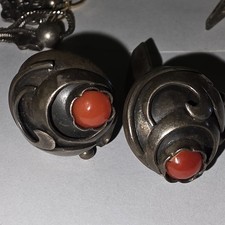 Vintage 1920's 835 Silver Marked Cuff Links 250 OBO picture