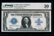 AC Fr 237 1923 $1 Silver Certificate PMG 30 comment picture