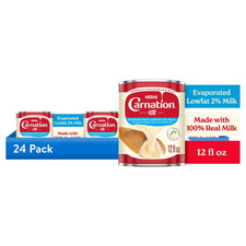 Carnation Evaporated Lowfat 2% Milk 12 fl oz Cans 24 Pack Vitamin D - picture