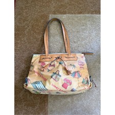 Dooney & Bourke Vintage y2k Miami Beach patent leather tote bag picture