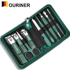 Professional Manicure Set Stainless Steel Nail Clippers Pedicure Kit Travel Case picture
