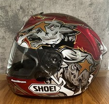 Shoei X-Eleven X11 Norick Abe Spirit Helmet Medium 57-58cm Red Motorcycle picture