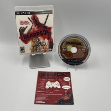 Deadpool (Sony PlayStation 3, 2013), PS3 CIB Tested Marvel Authentic Clean Disc picture