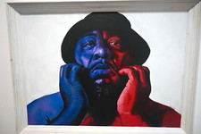 Original Acrylic Painting on Wood Frame picture