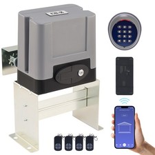 CO-Z 1400lb Sliding Gate Opener Security System Kit - APP & Keypad & 4 Remotes picture