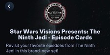 TOPPS STAR WARS CARD TRADER VISIONS NINTH JEDI EPISODE 1-4 SR/R/UC SET(NO EVENT) picture