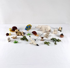 Vintage Hagen-Renaker Miniature Animal Figurine Lot of 20 - Snails, Cats, Birds picture