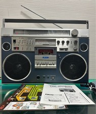 DDP Hitachi TRK-8600RM Blue Perdisco Boombox Vintage Radio JAPAN JDM Restored picture