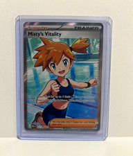 Misty's Vitality 191/084 Paldea Evolved Holo Full Art Trainer-Supporter EN 📈 picture