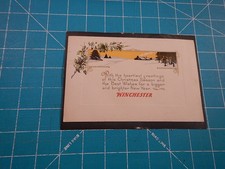 Winchester Repeating Arms Vintage Christmas Card picture