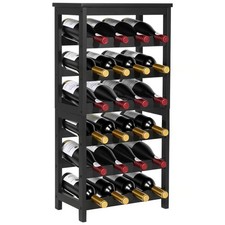 Uimoso 24-Bottle Wine Rack 6-Tier Freestanding Floor Storage Organizer picture