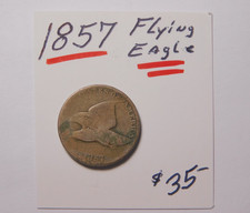 1857 FLYING EAGLE CENT PRE-CIVIL WAR - ONLY $16.50 ✨ picture