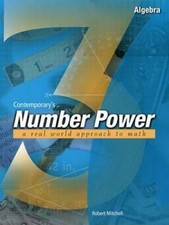 Contemporary's Number Power 3 : Algebra A Real World Approach to Math - GOOD picture