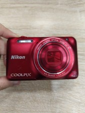 Nikon COOLPIX S6600 Red 16.0MP Compact Digital Camera 12x Zoom Tested Working picture