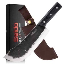 Seido Knives Nikushoku Butcher Knife Meat Slaughter Knife for Camping & Outdoors picture