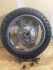 **2000-2008 YAMAHA TTR125 REAR WHEEL HUB TIRE 14” OEM W/AXLE**GOOD TIRE** picture