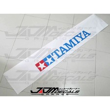 Tamiya Windshield Banner Decal – JDM Sunstrip Vinyl Sticker Universal Fit picture