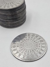 Rare Vintage Christofle Fermiers Generaux Silver Plated Hallmark Coaster. Each picture